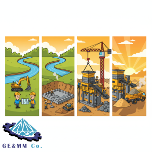 مراحل راه اندازی کارخانه شن و ماسه