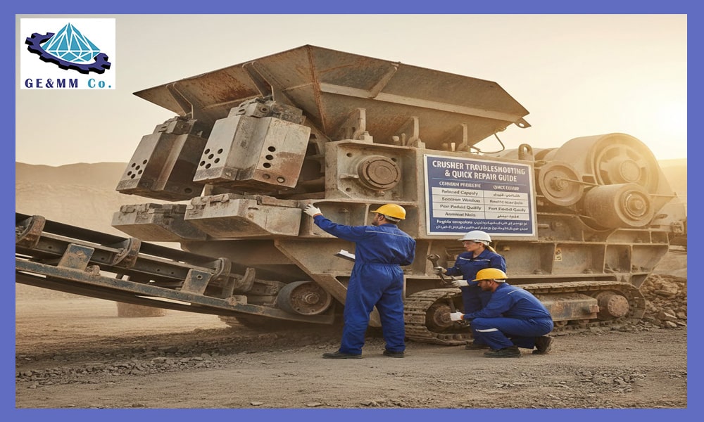 عیب‌ یابی سنگ شکن‌ ها و راهنمای تعمیر سریع