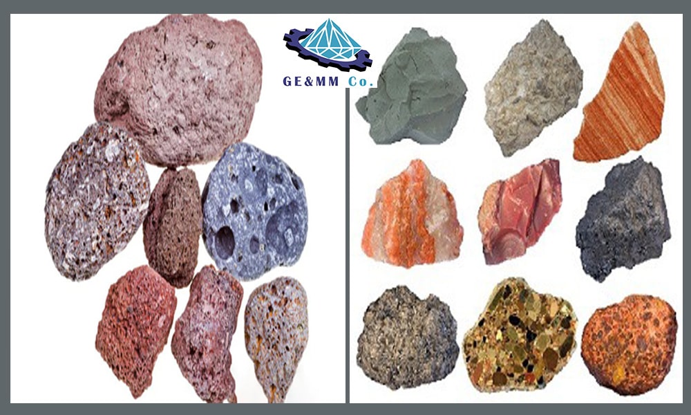 معرفی انواع سنگ‌ های آذرین و رسوبی