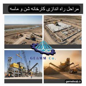مراحل راه اندازی کارخانه شن و ماسه