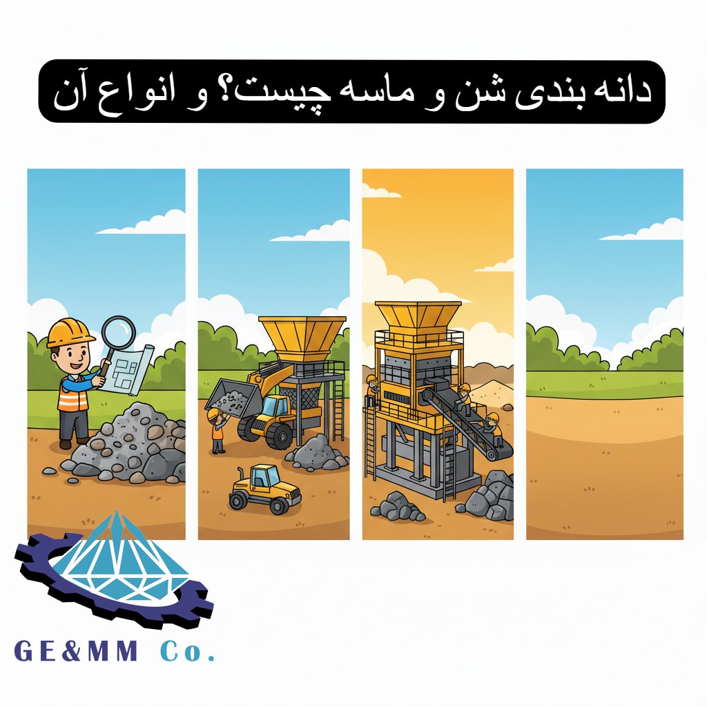 دانه بندی شن و ماسه چیست؟ و انواع آن دانه بندی شن و ماسه چیست؟ و انواع آن