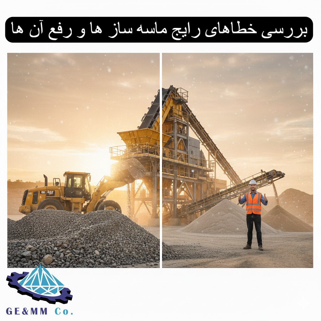 بررسی خطاهای رایج ماسه ساز ها و رفع آن ها بررسی خطاهای رایج ماسه ساز ها و رفع آن ها