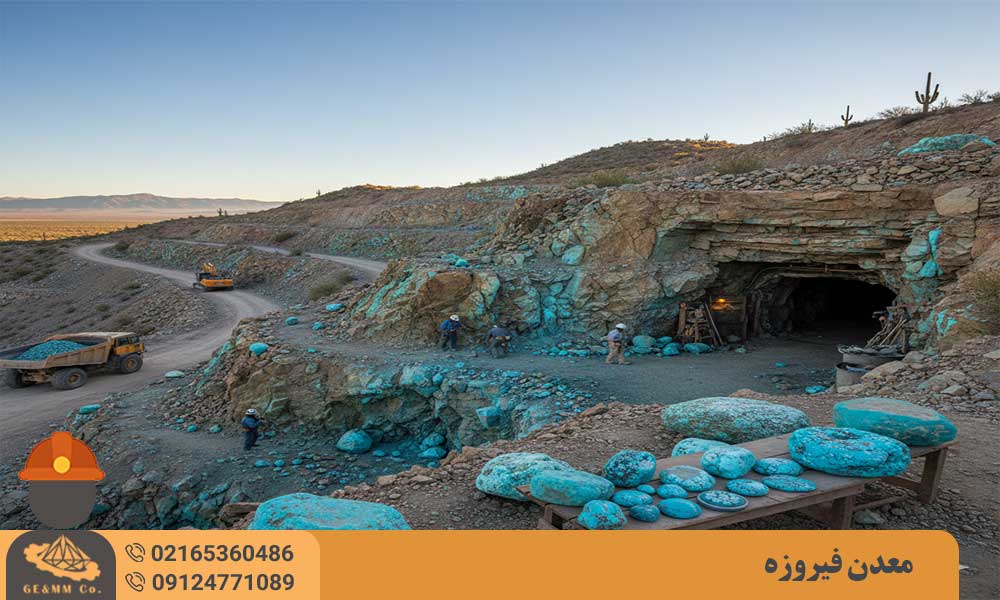 معرفی معدن فیروزه و نحوه کشف معدن فیروزه معرفی معدن فیروزه و نحوه کشف معدن فیروزه